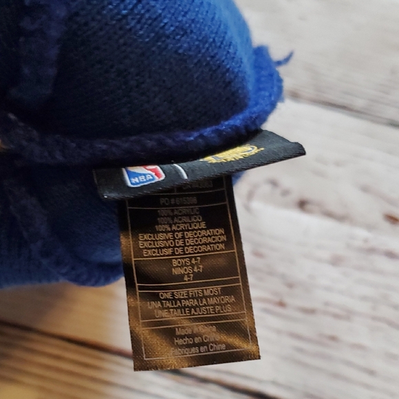 🆕️ ADIDAS NBA WARRIORS KIDS BEANIE 💙💛 - Picture 4 of 6